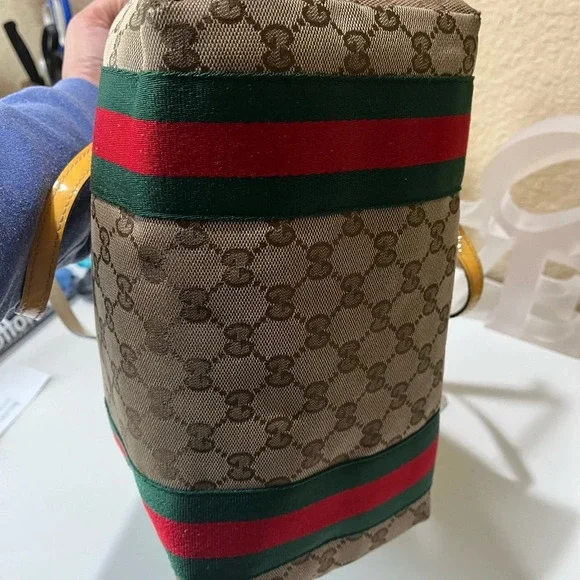 Gucci Small Canvas Tote - Picture 8 of 16